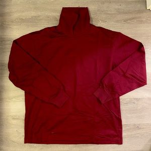 UNIQLO Soft Touch Turtleneck Long Sleeve (M, Red)